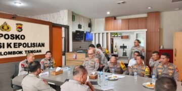 Tim Supervisi Mabes Polri Tinjau Pelaksanaan Ops Lilin Rinjani 2025 di NTB