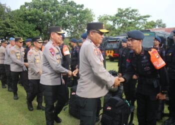 100 Personel Brimob Polda NTB Dikirim ke Aceh Tamiang, Bantu Korban Bencana