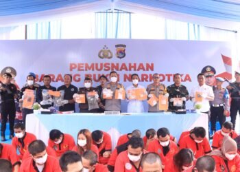 Tutup Akhir Tahun 2025, Polda NTB Musnahkan 339, 643 Gram Sabu, 2,4 kilogram Ganja dan 46 Butir Ekstasi