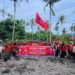 BAGUNA DPD PDI Perjuangan NTB Tanam Pohon Cegah Abrasi