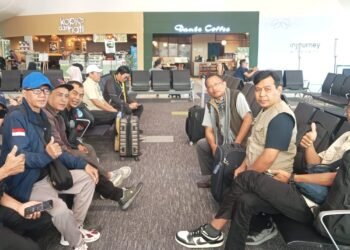 Haji Boy Pimpin Rombongan JMSI NTB Menuju Puncak HPN Banten