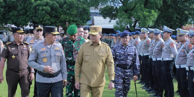 Para Petinggi NTB Gelar Apel Siaga Kamtibmas Ramadhan 1447 H