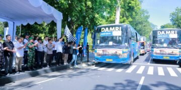 Kapolda NTB Hadiri Pelepasan Mudik Gratis Pemprov NTB