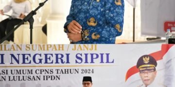 Bupati Lotim Lantik 94 ASN Formasi Pengangkatan Tahun 2024