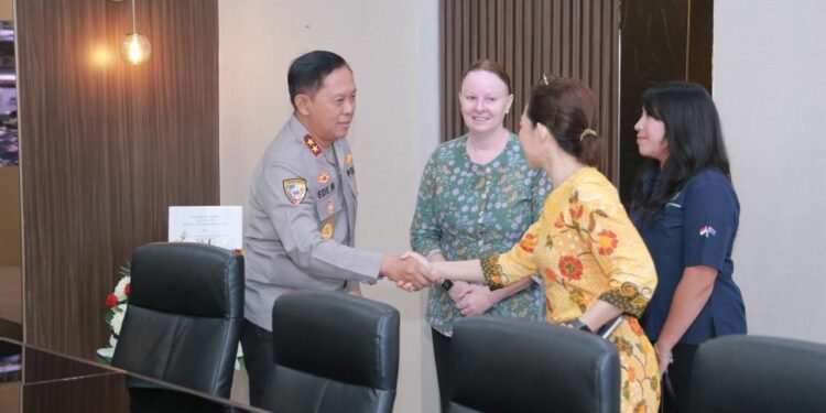 Polisi Federal Australia Temui Kapolda NTB, Bahas Pencegahan Eksploitasi Anak dan Perdagangan Orang