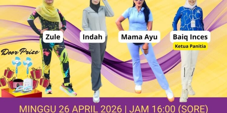 Gebyar Senam Ruarasa Lombok Ajak Warga Hidup Sehat Lewat Olahraga Murah’ Meriah