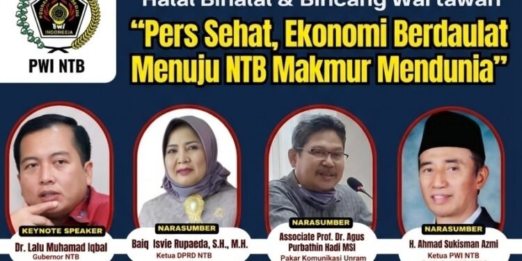 PWI NTB Gelar Halal Bihalal dan Talkshow HPN 2026