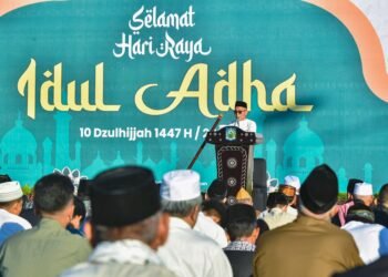 Idul Adha di Lapangan Bumi Gora NTB, Serukan Keikhlasan dan Kepedulian Sosial