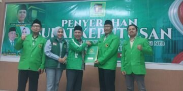 Terima SK Ketua DPC PPP Lotim, Ruhaiman Totalitas Besarkan Partai