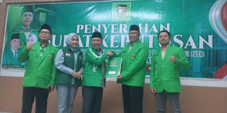 Terima SK Ketua DPC PPP Lotim, Ruhaiman Totalitas Besarkan Partai