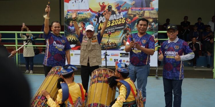 Resmi Dibuka, Atlit PWI Kabupaten/Kota Bertarung di Porwada NTB 2026