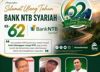 JMSI NTB: Selamat HUT  Bank NTB Syariah ke 62
