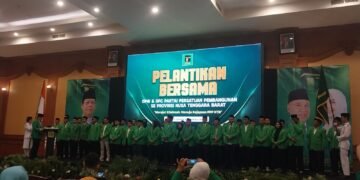 Mardiono Lantik Ketua DPW dan Ketua DPC PPP Kabupaten/Kota se NTB