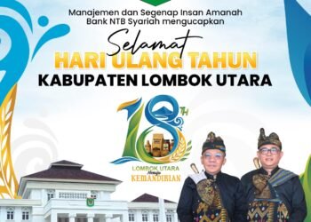 Selamat hari Jadi KLU dari Bank NTB Syariah