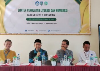 SLB Negeri 3 Mataram Gelar Penguatan Literasi-Numeras Fokus Tingkatkan Kompetensi Siswa