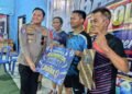 Bertanding di Balai Wartawan, Pasangan Kapolres LotimJuara Badminton Kapolres Cup3