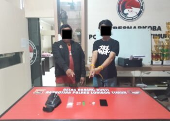 Terlibat Narkoba 4 Warga Lotim Ditangkap, Dari Pelaku Polisi Amankan 10,96 Gram Sabu