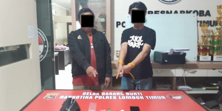 Terlibat Narkoba 4 Warga Lotim Ditangkap, Dari Pelaku Polisi Amankan 10,96 Gram Sabu