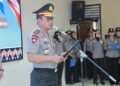 Dirpamobvit dan Kapolres Lombok Utara Berganti, Sertijab Dipimpin Kapolda NTB