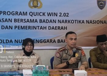 Pasca Operasi Sarang Narkoba, Polda NTB Gandeng Pemkot dan BNNK Bina Warga Karang Bagu